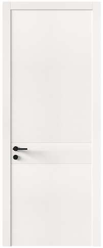 Дверь Tivoli И-2 Белоснежная мягкая шагрень без стекла