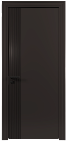 Дверь Sinistro Moderno Чёрный Базальт эмаль (RAL 040-30-05) без стекла