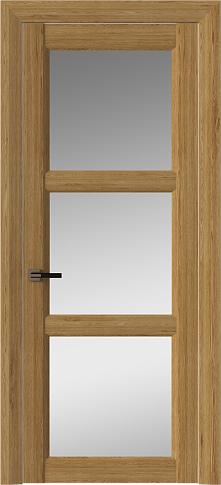 Дверь Milano Neo Classic Decoro Дуб натуральный со стеклом