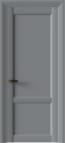 Дверь Dinastia Neo Classic Decoro Серебристо-серая эмаль (RAL 7045) без стекла