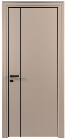 Дверь Piazza Moderno Бежевое Ядро Миндаля эмаль (RAL 070-85-05) без стекла