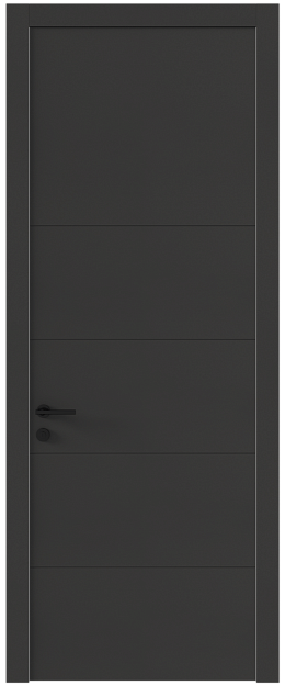 Межкомнатная дверь Tivoli Д-2, Без стекла (ДГ), цвет - Диамант серый