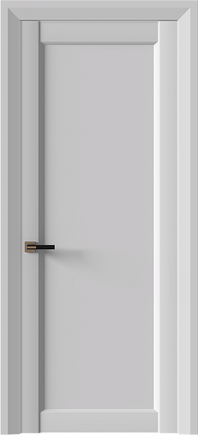 Дверь Domenica Neo Classic Decoro Серая эмаль (RAL 7047) без стекла