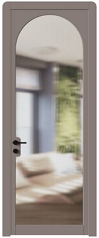 Дверь Luna Moderno Теплый Серый эмаль (RAL 040-60-05) со стеклом