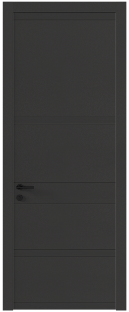 Межкомнатная дверь Tivoli Е-2, Без стекла (ДГ), цвет - Диамант серый