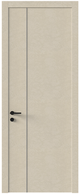 Межкомнатная дверь Tivoli В-1, Без стекла (ДГ), цвет - Версилк крем