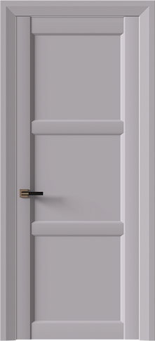 Дверь Milano Neo Classic Decoro Серый Флокс эмаль (RAL 358-71-02) без стекла